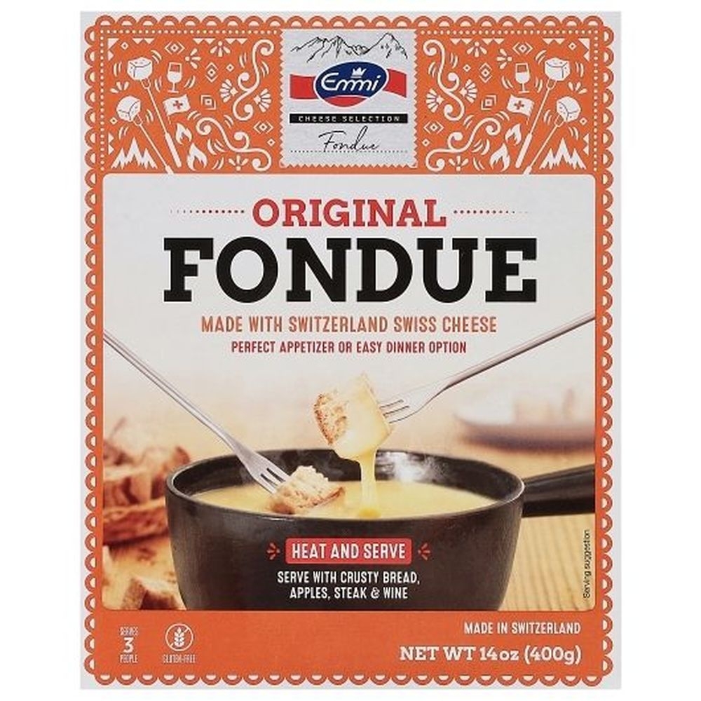 Emmi Original Fondue Cheese, 14 Ounce - 12 per case
