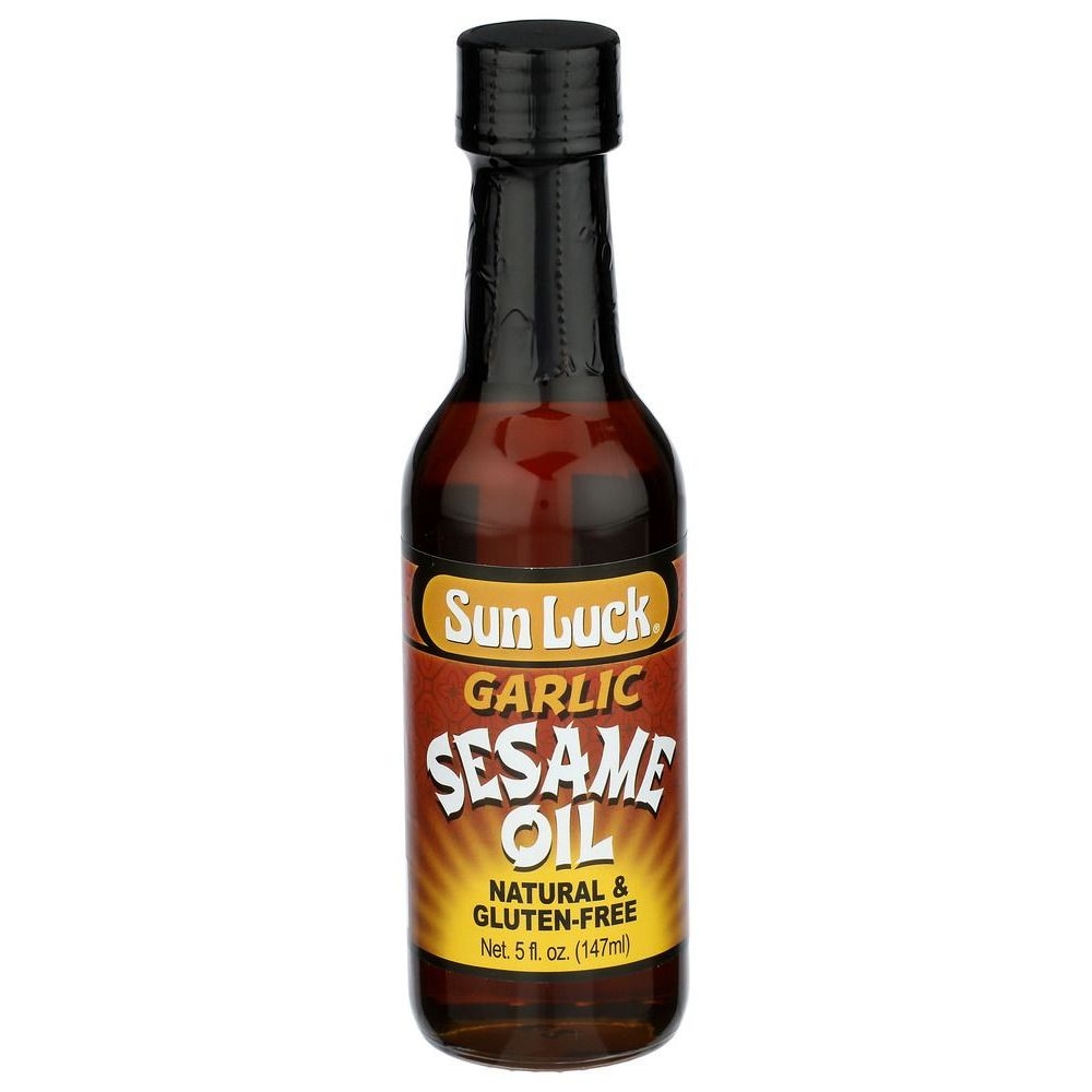 Sun Luck Garlic Sesame Oil, 5 Ounce -- 12 per case