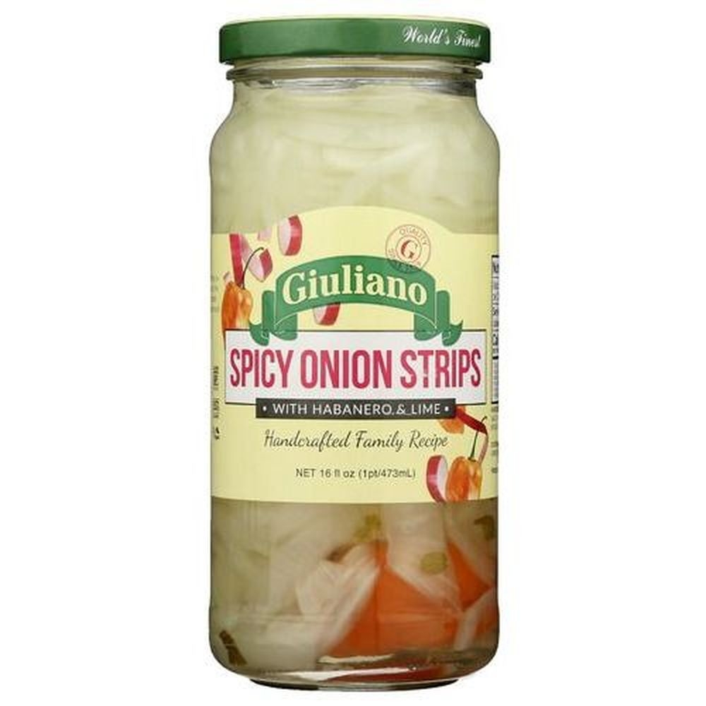 Giuliano Spicy Onion Strips, 16 Ounce -- 6 per case