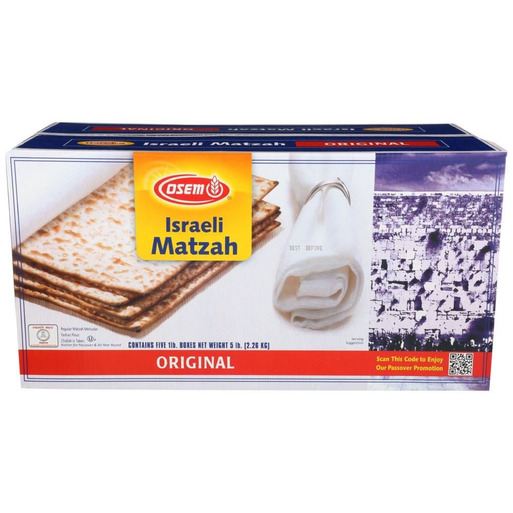 Osem Original Israel Matzo, 5 Pound -- 6 per case