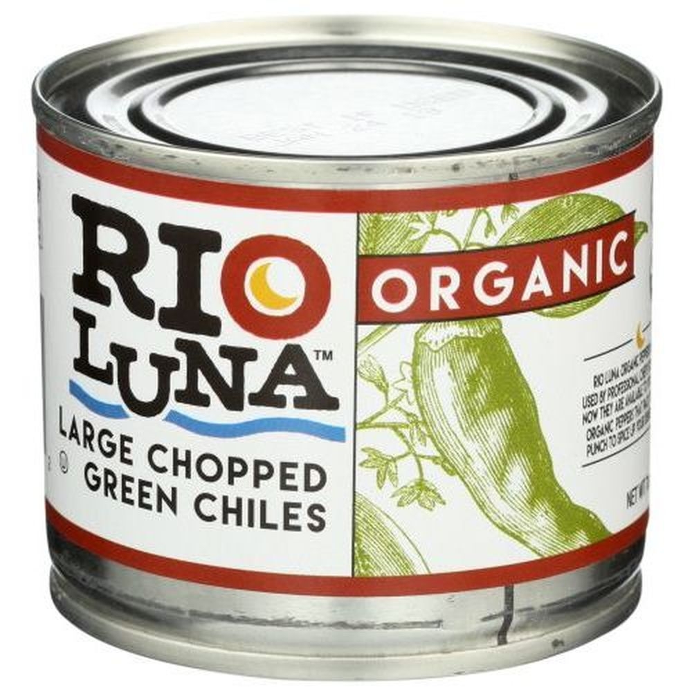 Rio Luna Organic Large Chopped Green Chiles, 7 Ounce -- 12 per case