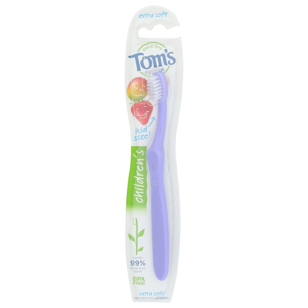 Toms Of Maine Extra Soft Kids Toothbrush -- 6 per case