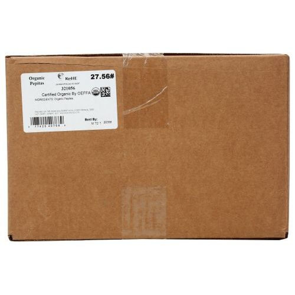 Bulk Organic Raw Pumpkin Seed Kernels, 27.5 Pound