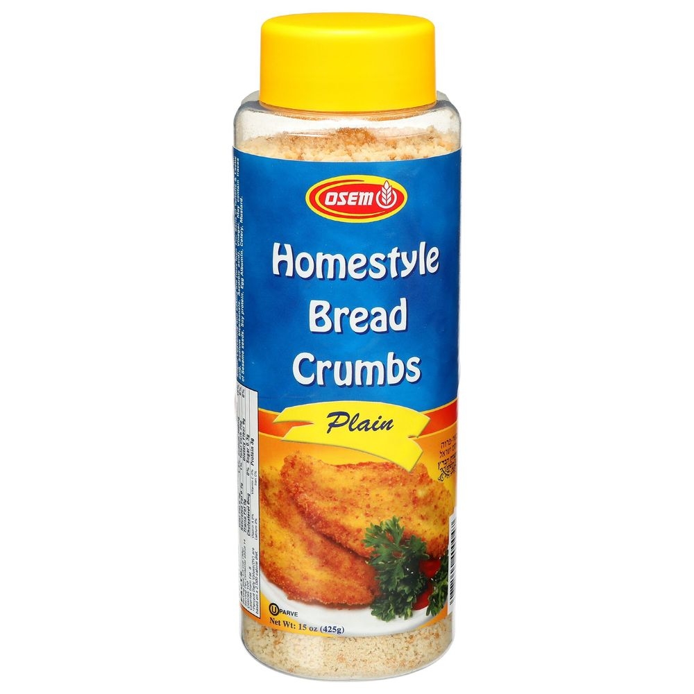 Osem Plain Homestyle Bread Crumbs, 15 Ounce -- 12 per case