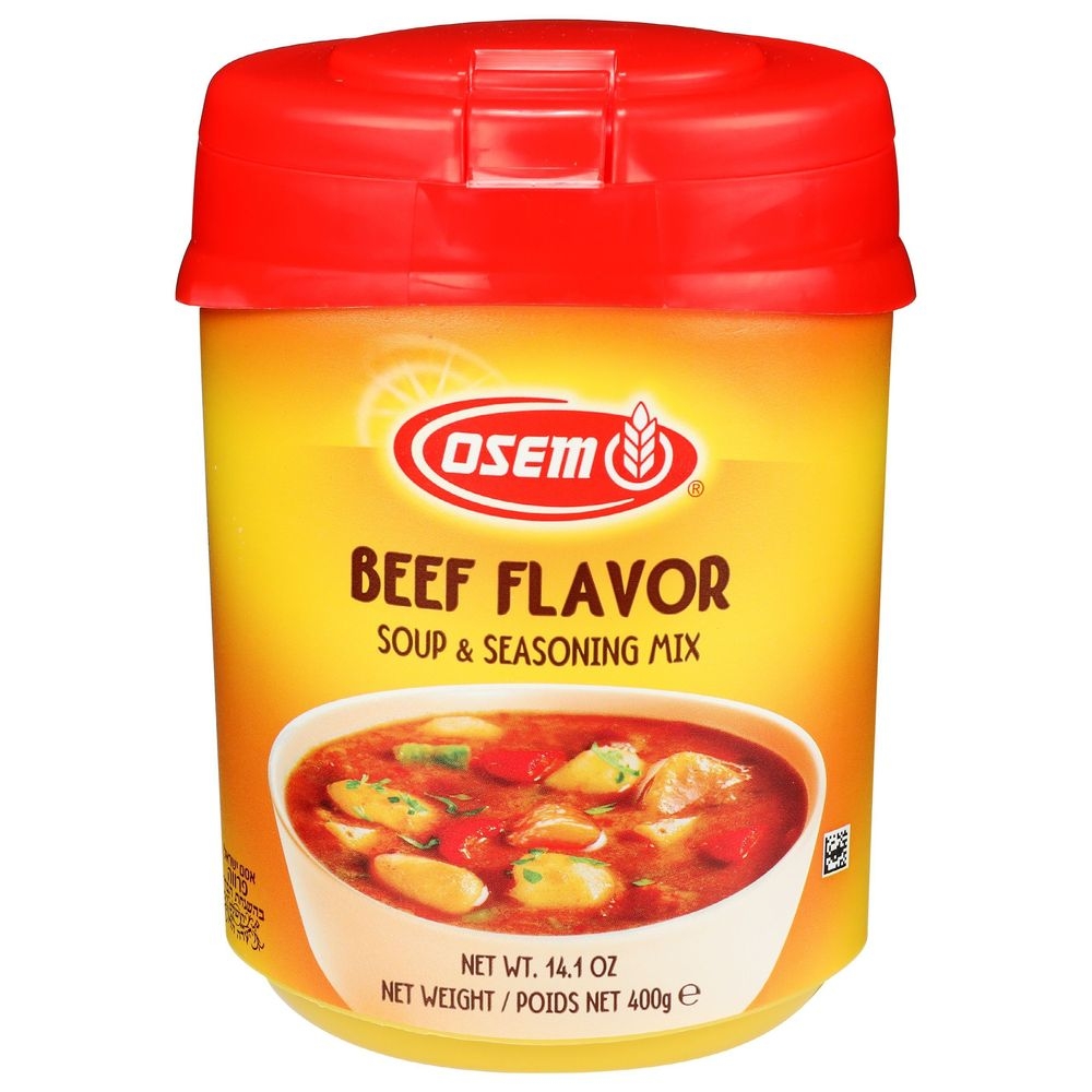 Osem Beef Flavor Soup and Seasoning Mix, 14.1 Ounce -- 12 per case