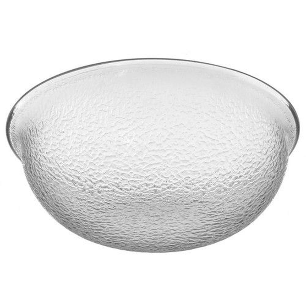 Carlisle SB7207 Acrylic Clear Round Pebbled Serving Bowl, 4 Quart Capacity -- 4 per case