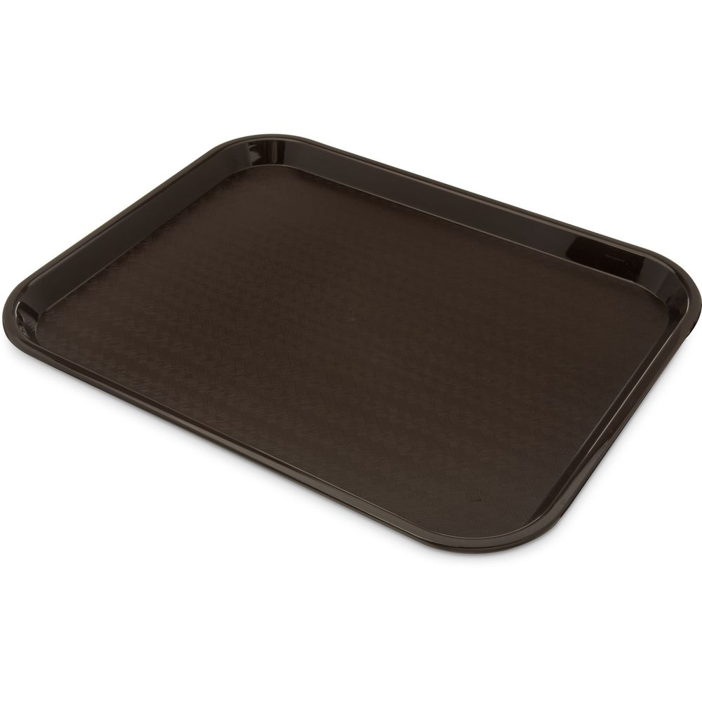 Carlisle CT141869 Cafe Polypropylene Chocolate Fast Food Cafeteria Tray, 18 x 14 inch