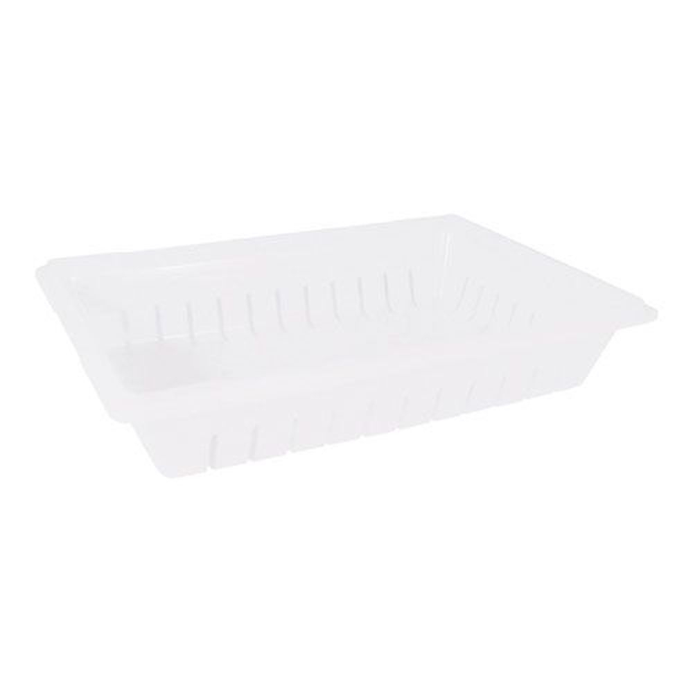 Carlisle 1064802 StorPlus Polyethylene White Food Storage Container Colander, 26 x 18 inch