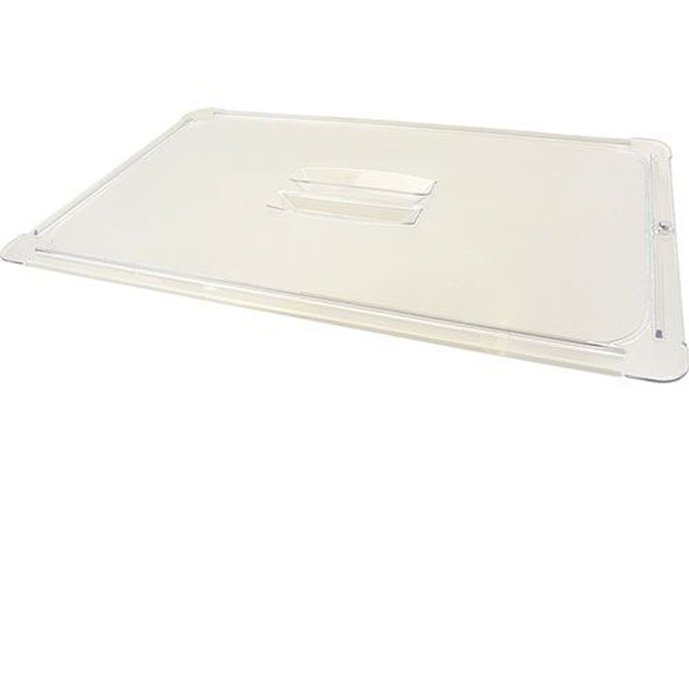 Carlisle 10210U07 StorPlus Polycarbonate Clear Handled Universal Full Size Pan Cover Only