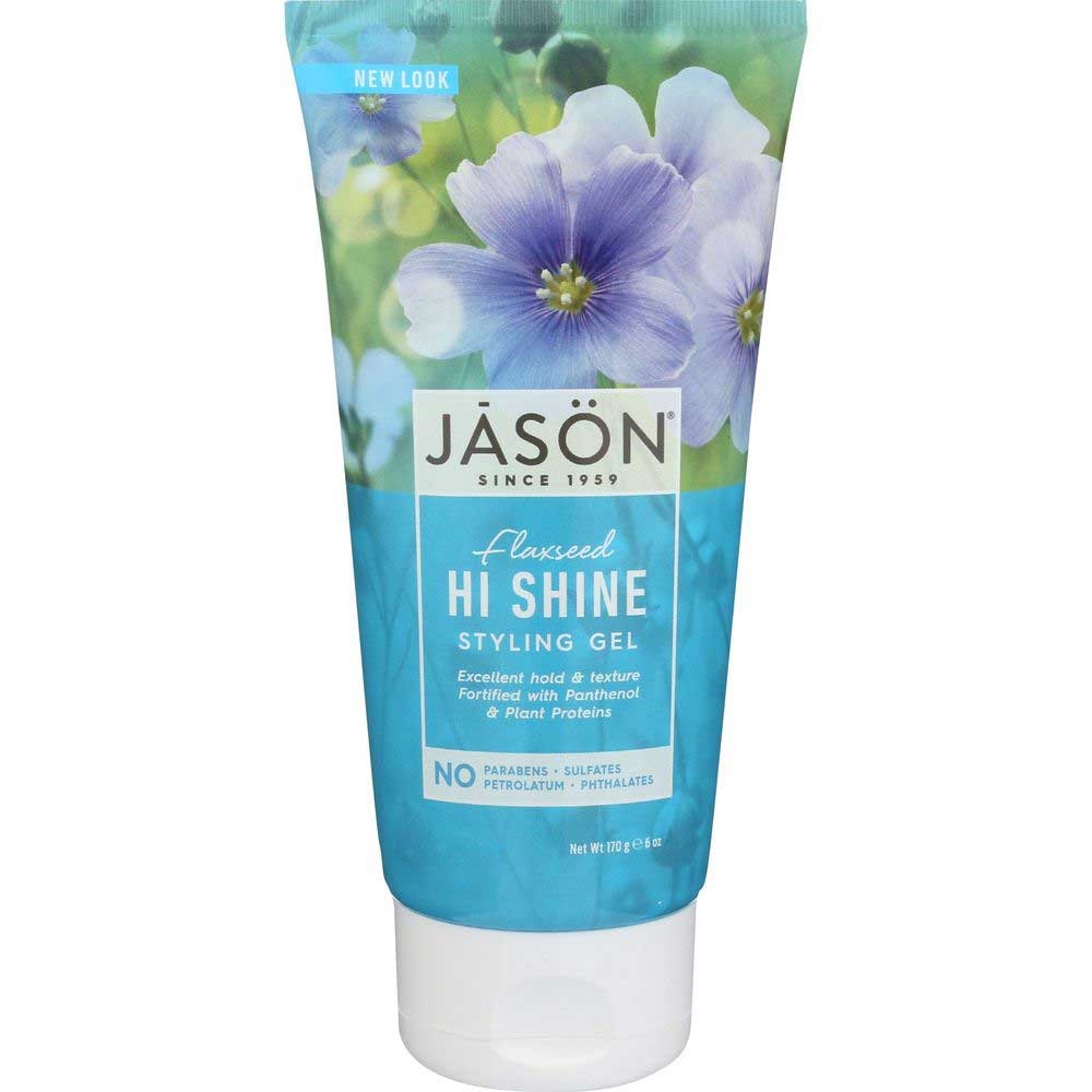 Jason Flaxseed Hi Shine Styling Gel, 6 Fluid Ounce