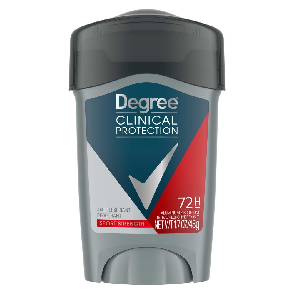 Degree Men Clinical Protection Sport Strength Masculine Antiperspirant Deodorant Stick, 1.7 Ounce -- 24 per case