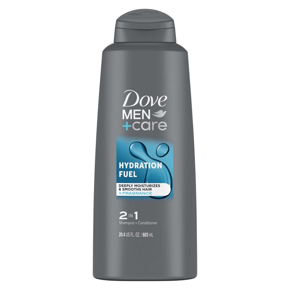 Dove Men Plus Care Hydration Fuel 2 in 1 Shampoo and Conditioner, 20.4 Ounce -- 4 per case