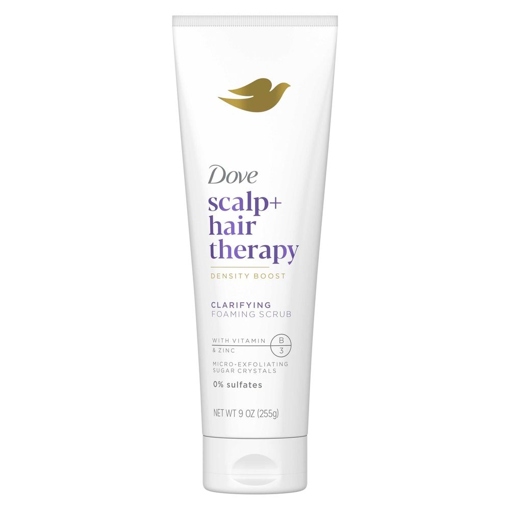 Dove Scalp Plus Hair Therapy Density Boost Clarifying Foaming Scrub, 9 Ounce -- 4 per case