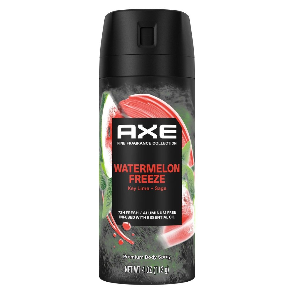 Axe Fine Fragrance Collection Watermelon Freeze Premium Deodorant Body Spray, 4 Ounce -- 12 per case