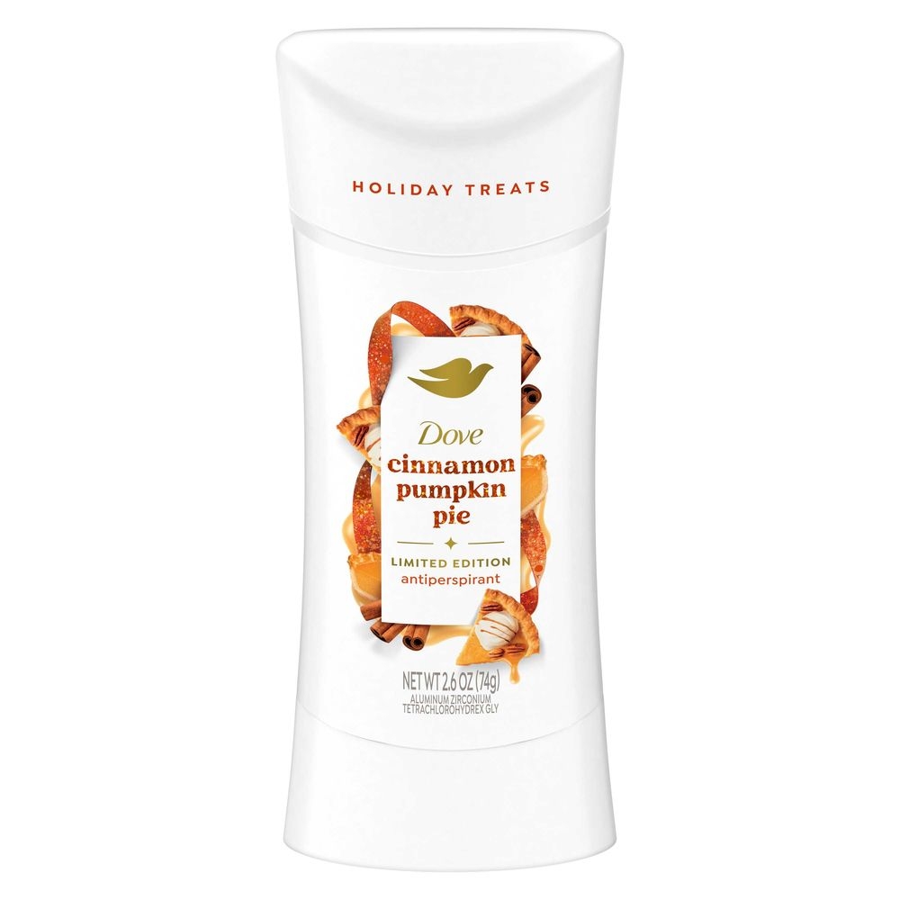 Dove Holiday Treats Cinnamon Pumpkin Pie Antiperspirant Deodorant Stick, 2.6 Ounce -- 12 per case