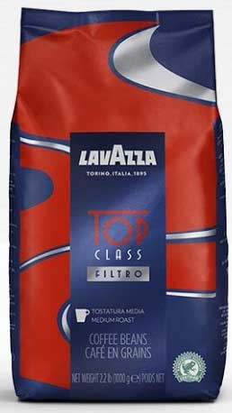 Lavazza Top Class Filtro Coffee Beans, 1 Kilogram -- 6 per case