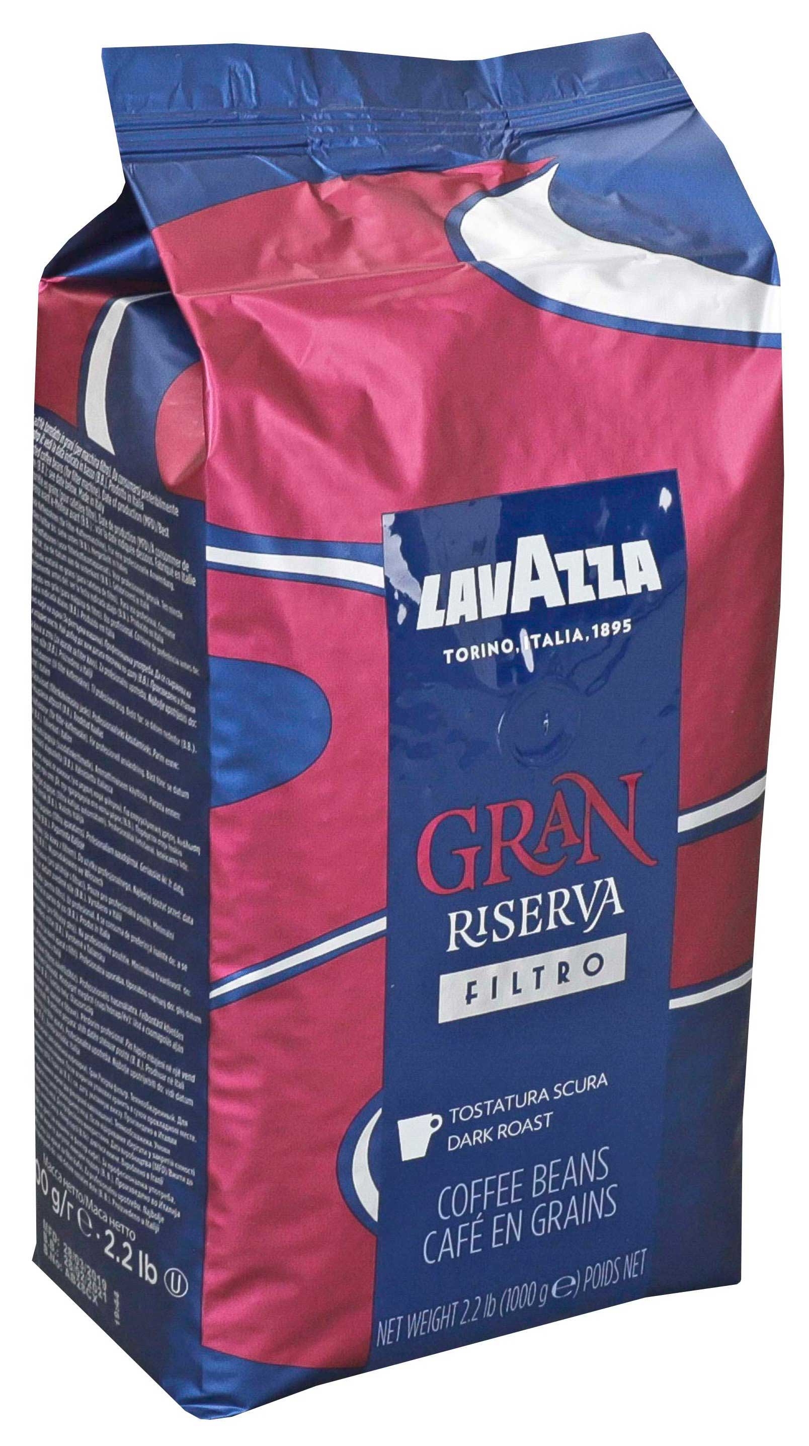 Lavazza Riserva Dark Whole Bean Coffee, 2.2 Pound -- 6 per case