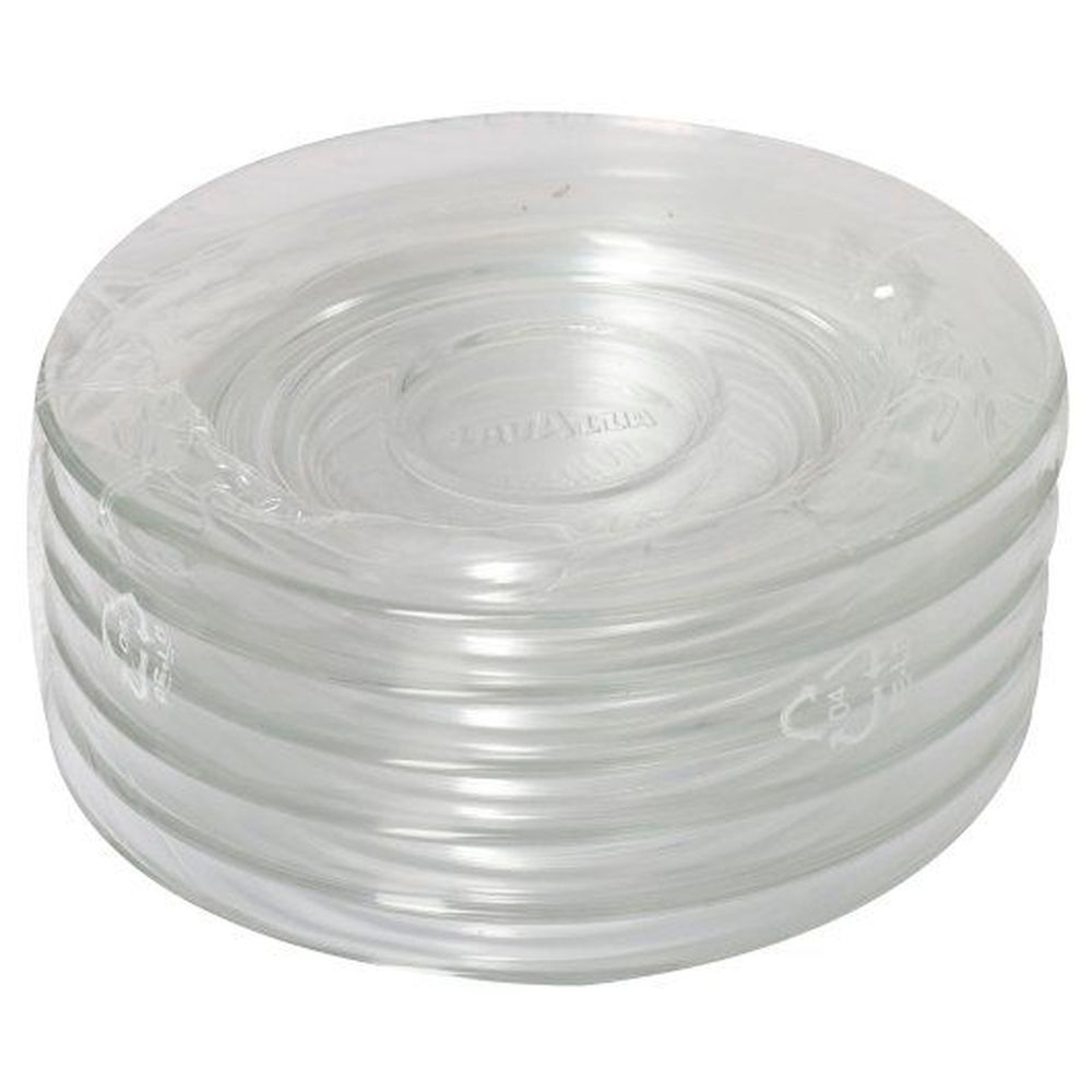Lavazza Glass Espresso Plate, 12 count