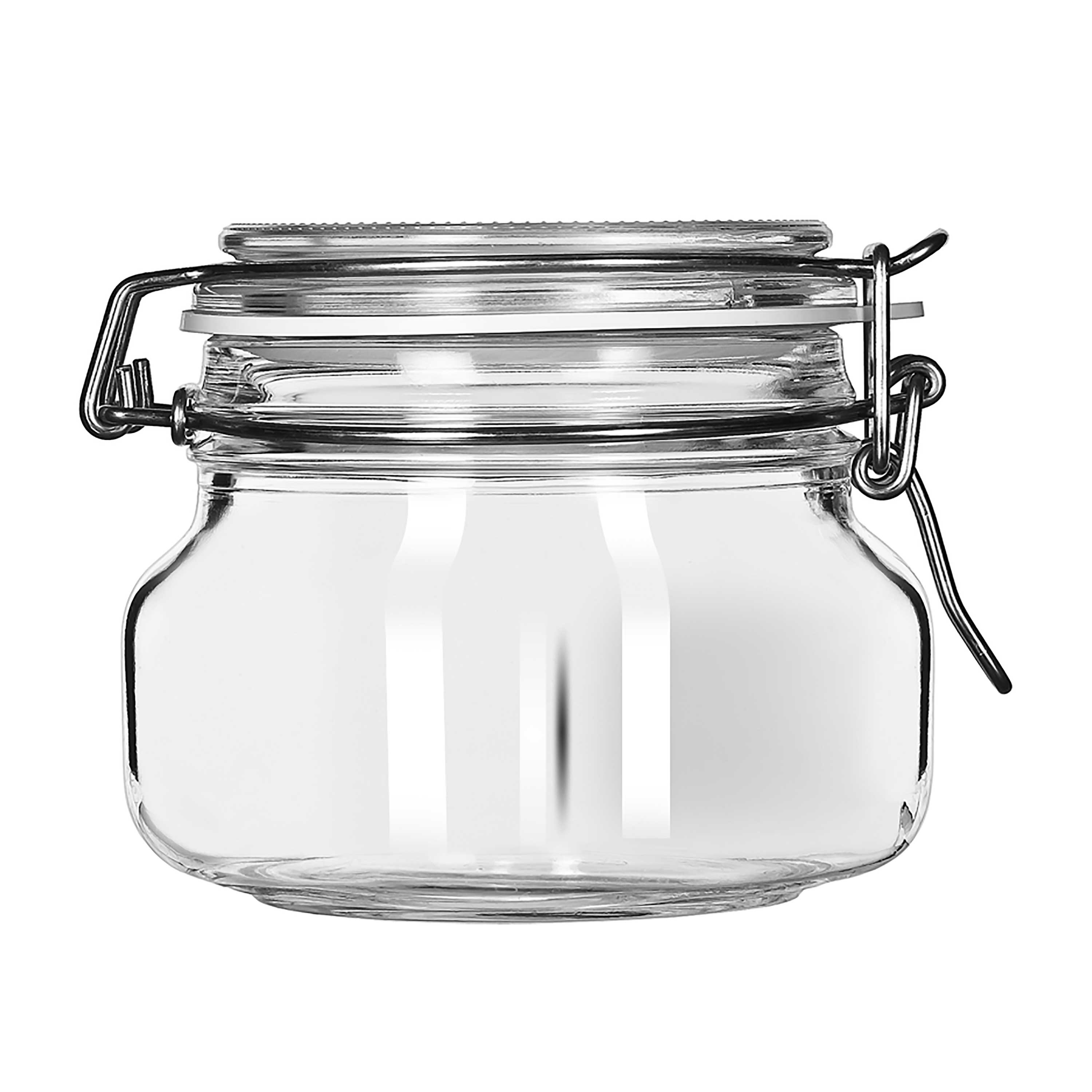 Libbey 17208836 Garden Jar with Clamp Lid, 17 Ounce -- 6 per case.
