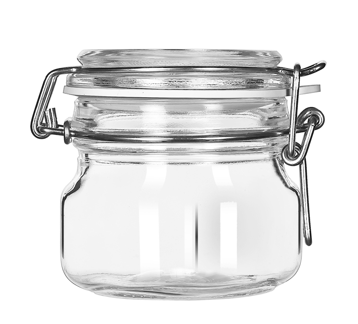 Libbey 17207223 Garden Jar with Clamp Lid, 6.75 Ounce -- 6 per case.