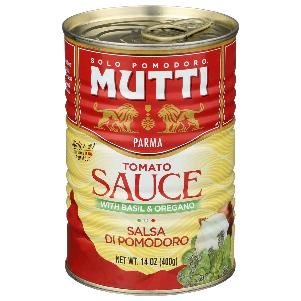 Mutti Tomato Sauce with Basil and Oregano, 14 Ounce -- 12 per case