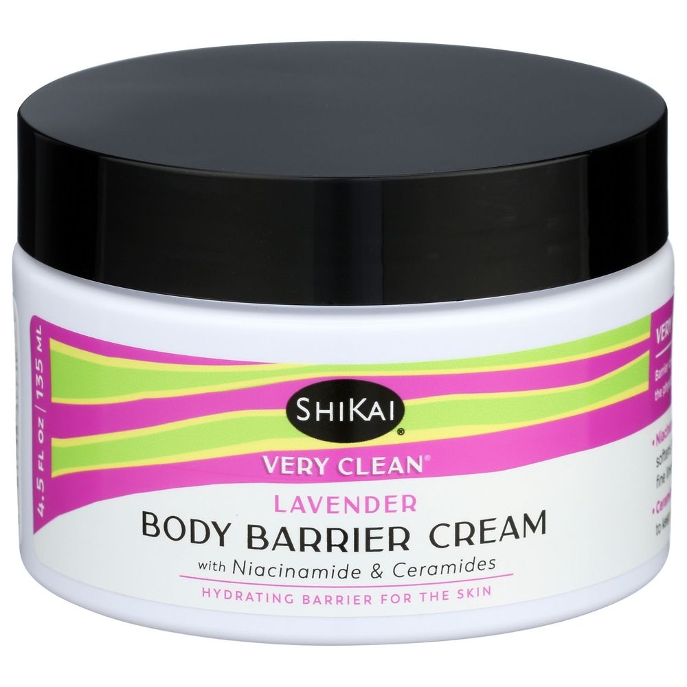 Shikai Very Clean Lavender Body Barrier Cream, 4.5 Fluid Ounce