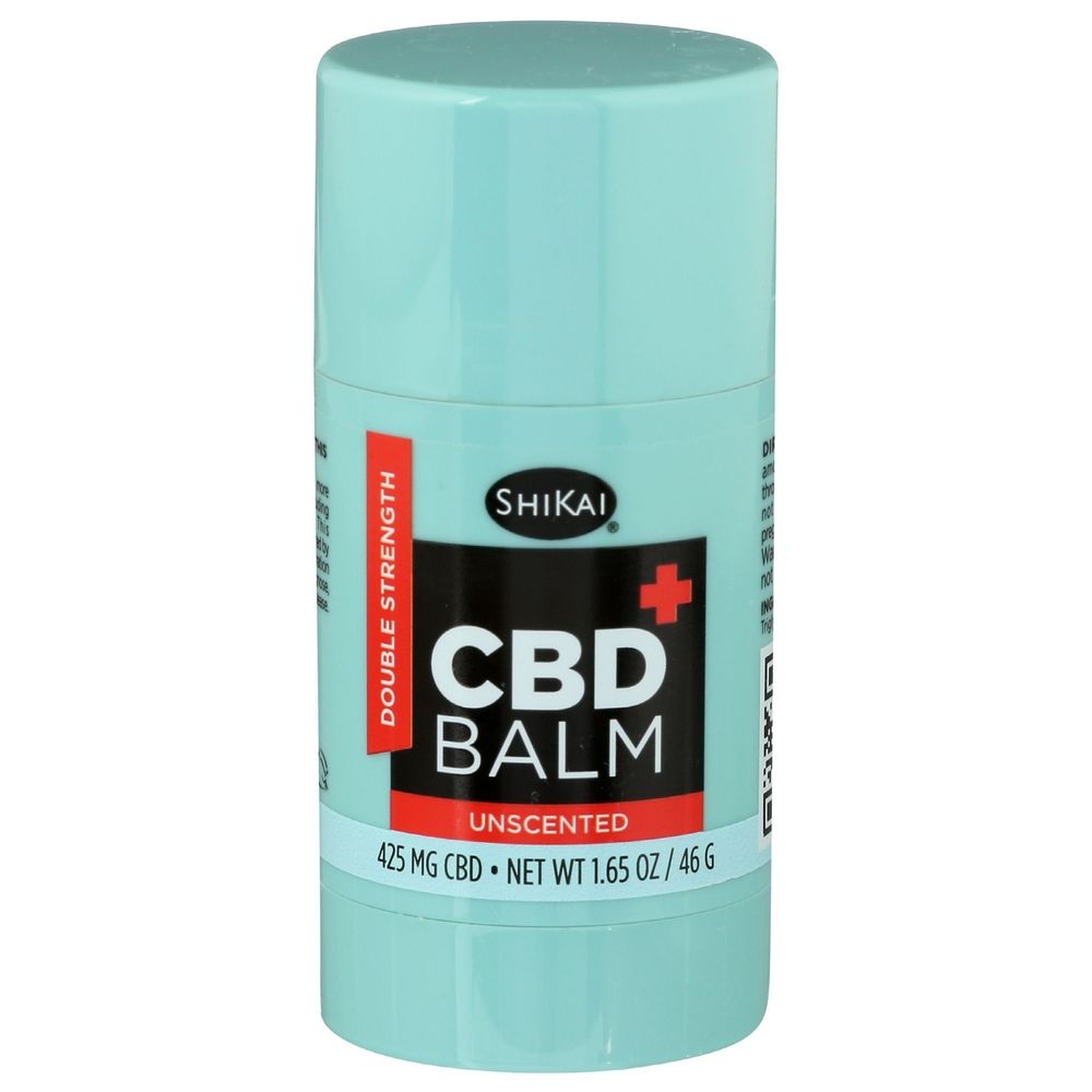 Shikai CBD Double Strength Unscented Balm, 1.65 Ounce