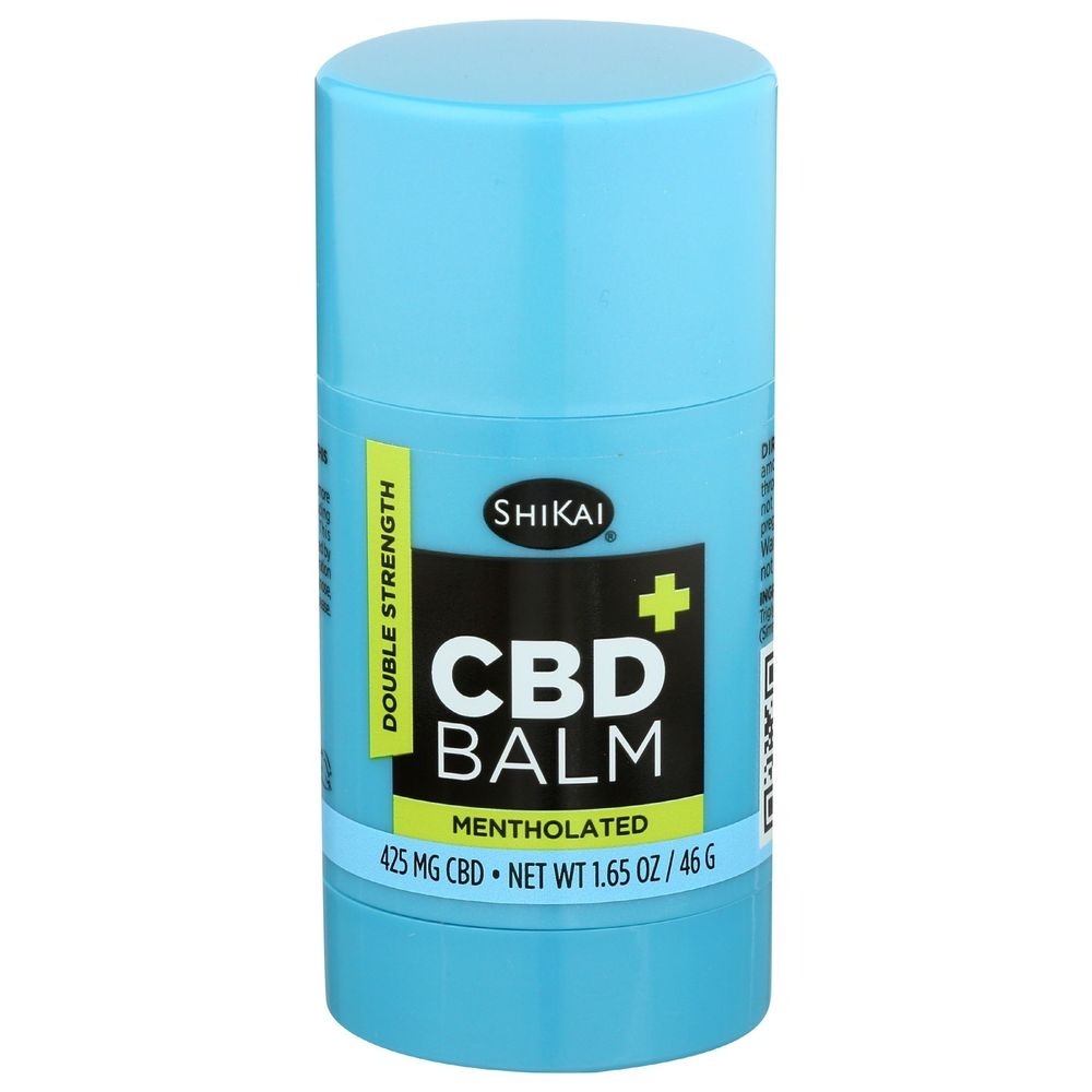 Shikai CBD Double Strength Mentholated Balm, 1.65 Ounce