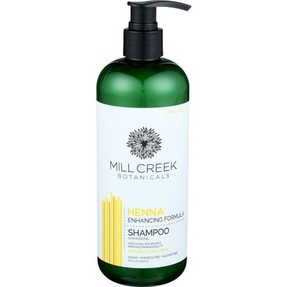 Mill Creek Botanicals Henna Shampoo, 14 Ounce -- 3 per case