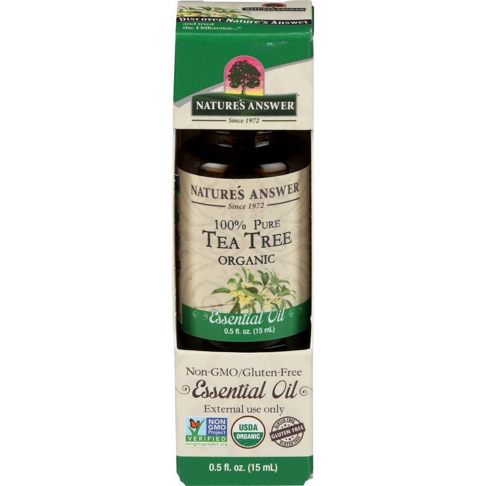 Natures Answer Organic Tea Tree Essential Oil, 0.5 Ounce