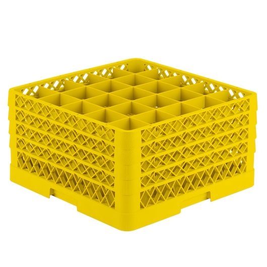 25 Compartment W/4 Extender Yellow Rack -- 2 Each