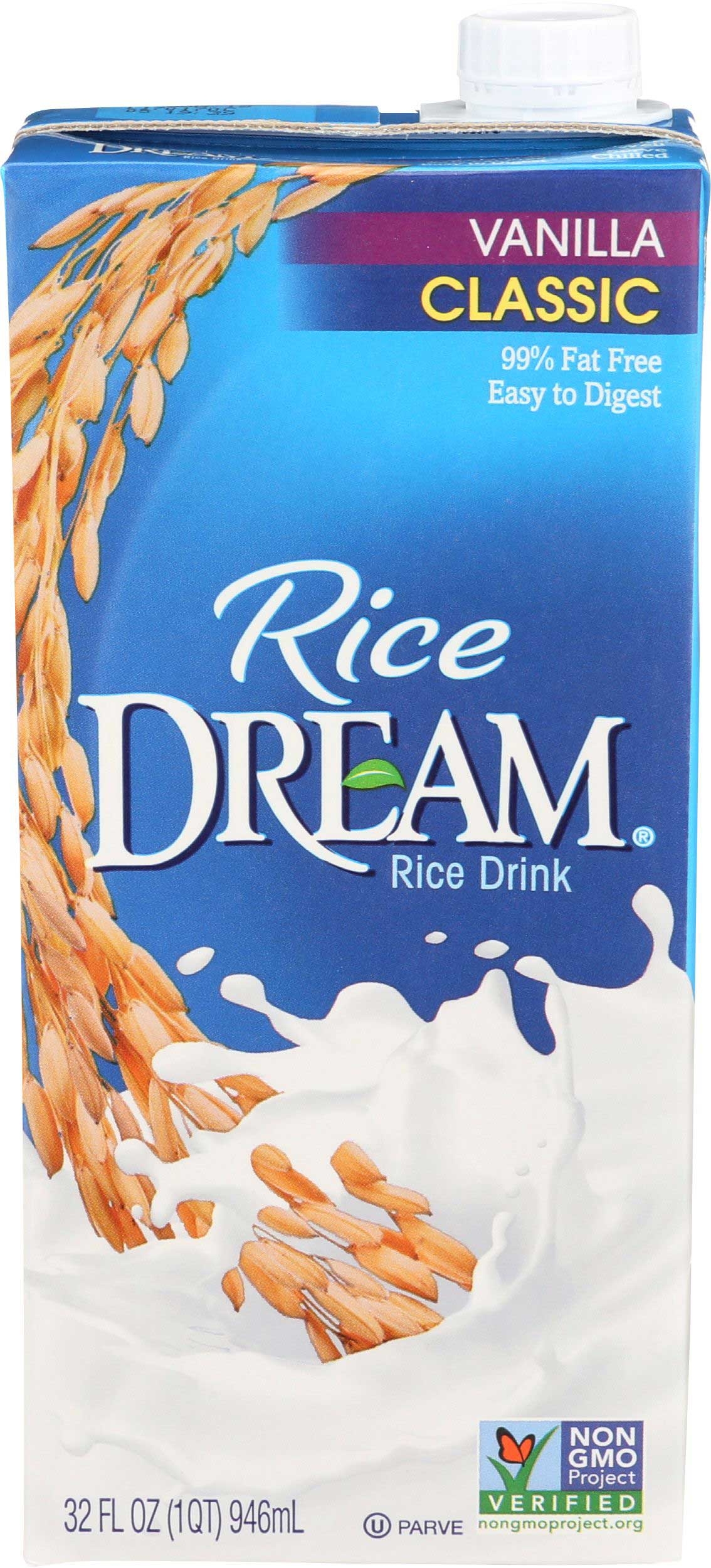 Dream Rice Dream Classic Vanilla Rice Drink, 32 Fluid Ounce -- 12 per case