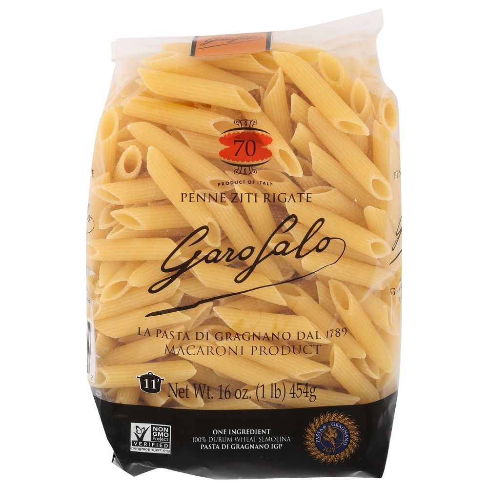 Garofalo Penne Ziti Rigate Pasta, 16 Ounce -- 12 per case