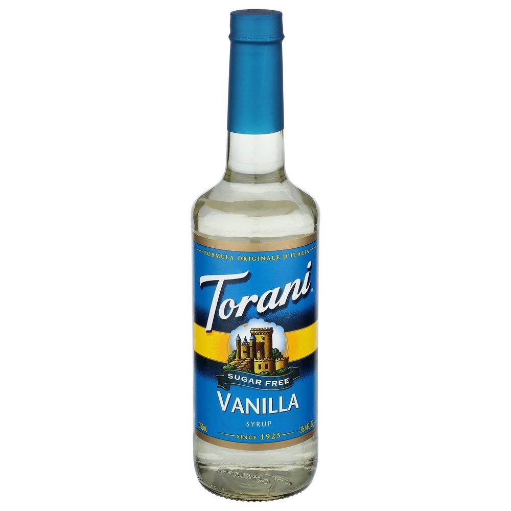 Torani Sugar Free Vanilla Syrup, 25.4 Fluid Ounce -- 6 per case