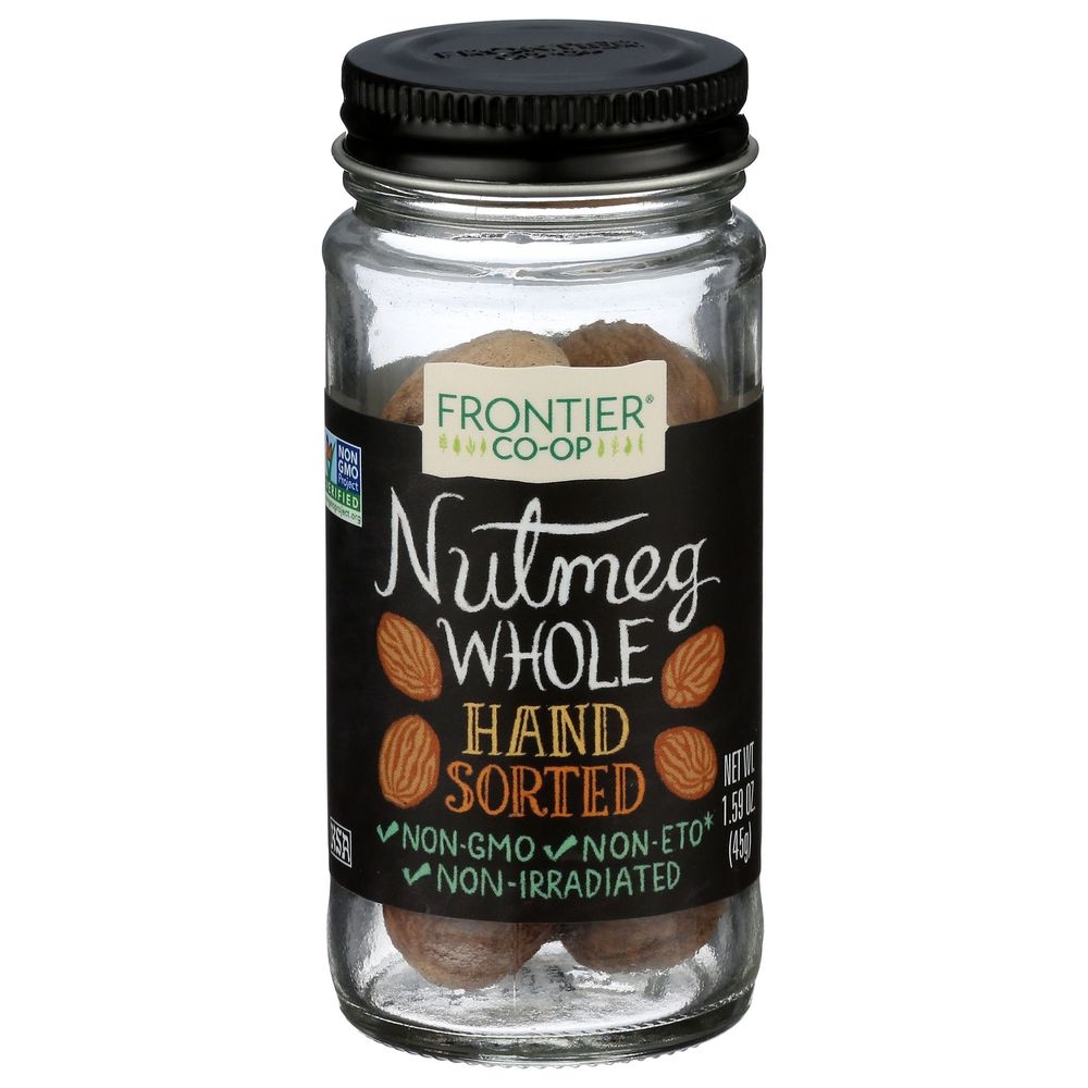 Frontier Whole Nutmeg, 1.59 Ounce -- 12 per case