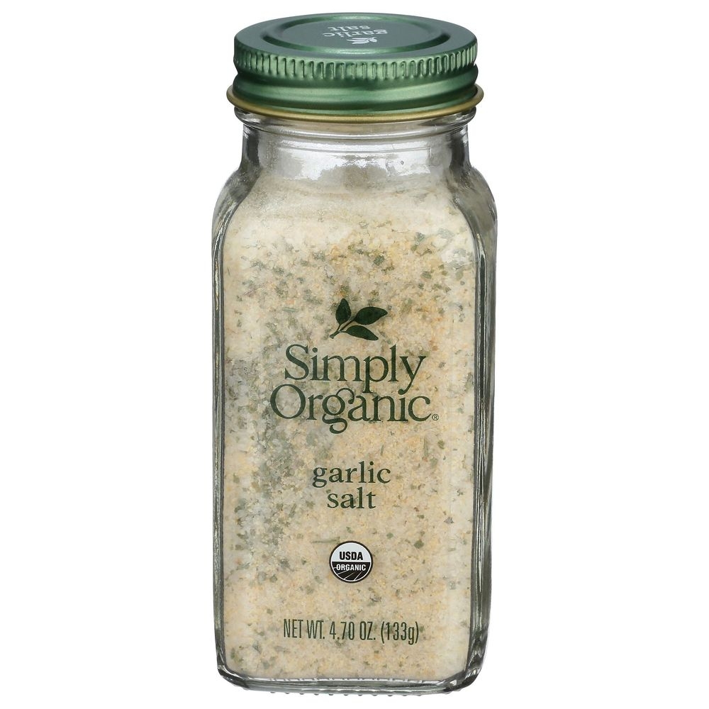 Simply Organic Garlic Salt, 4.7 Ounce Bottle
