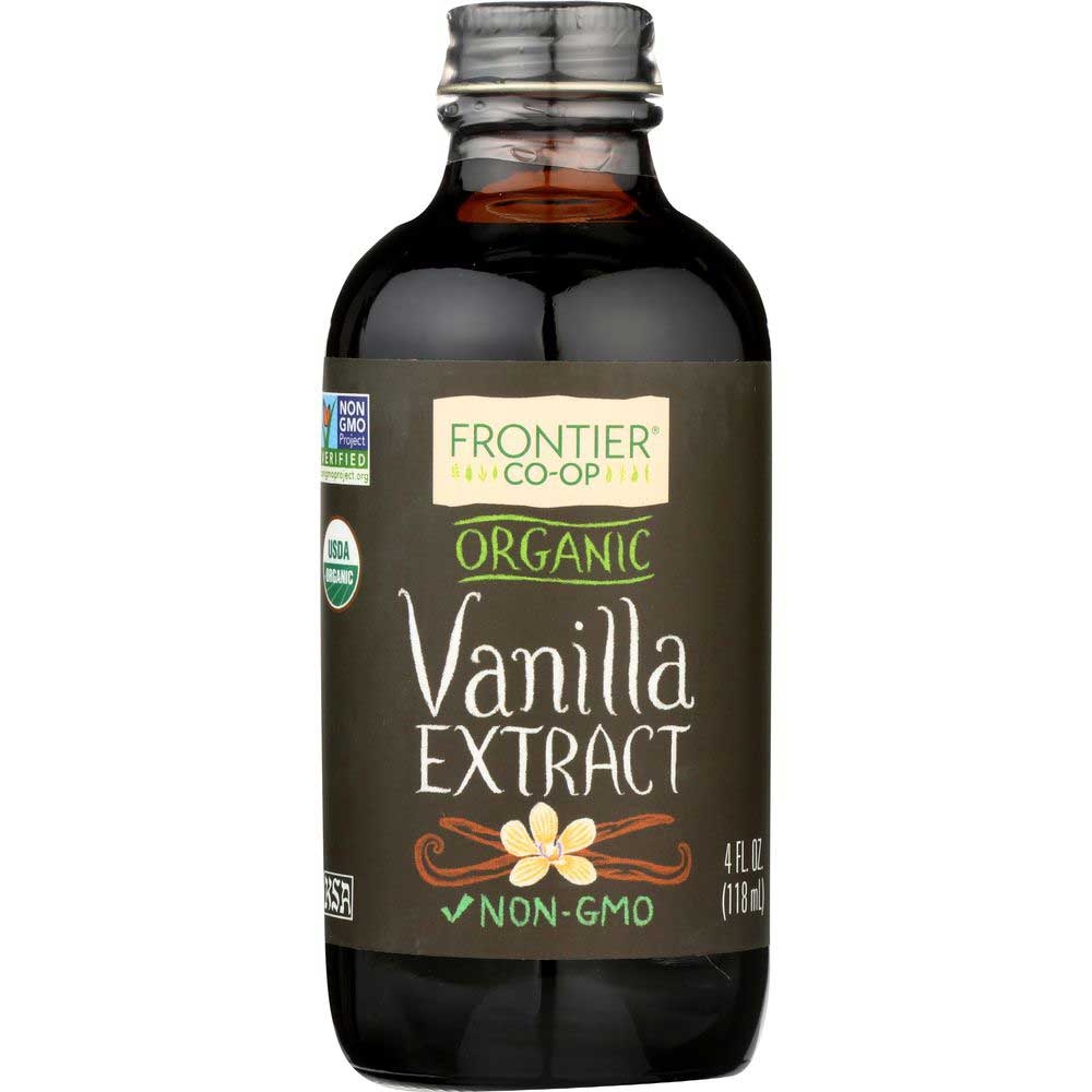 Frontier Herb Organic Vanilla Extract, 4 Fluid Ounce.
