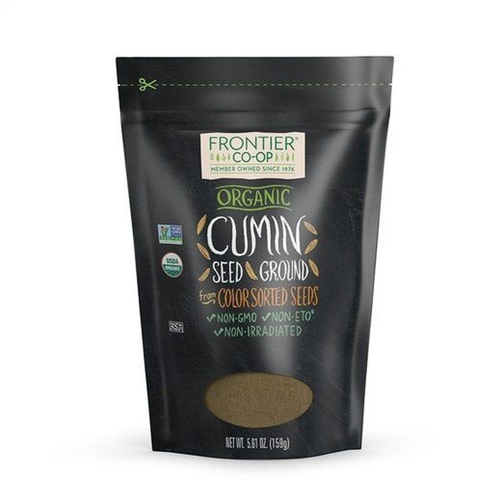 Frontier Co-op Organic Ground Cumin Seed, 5.61 Ounce -- 12 per case