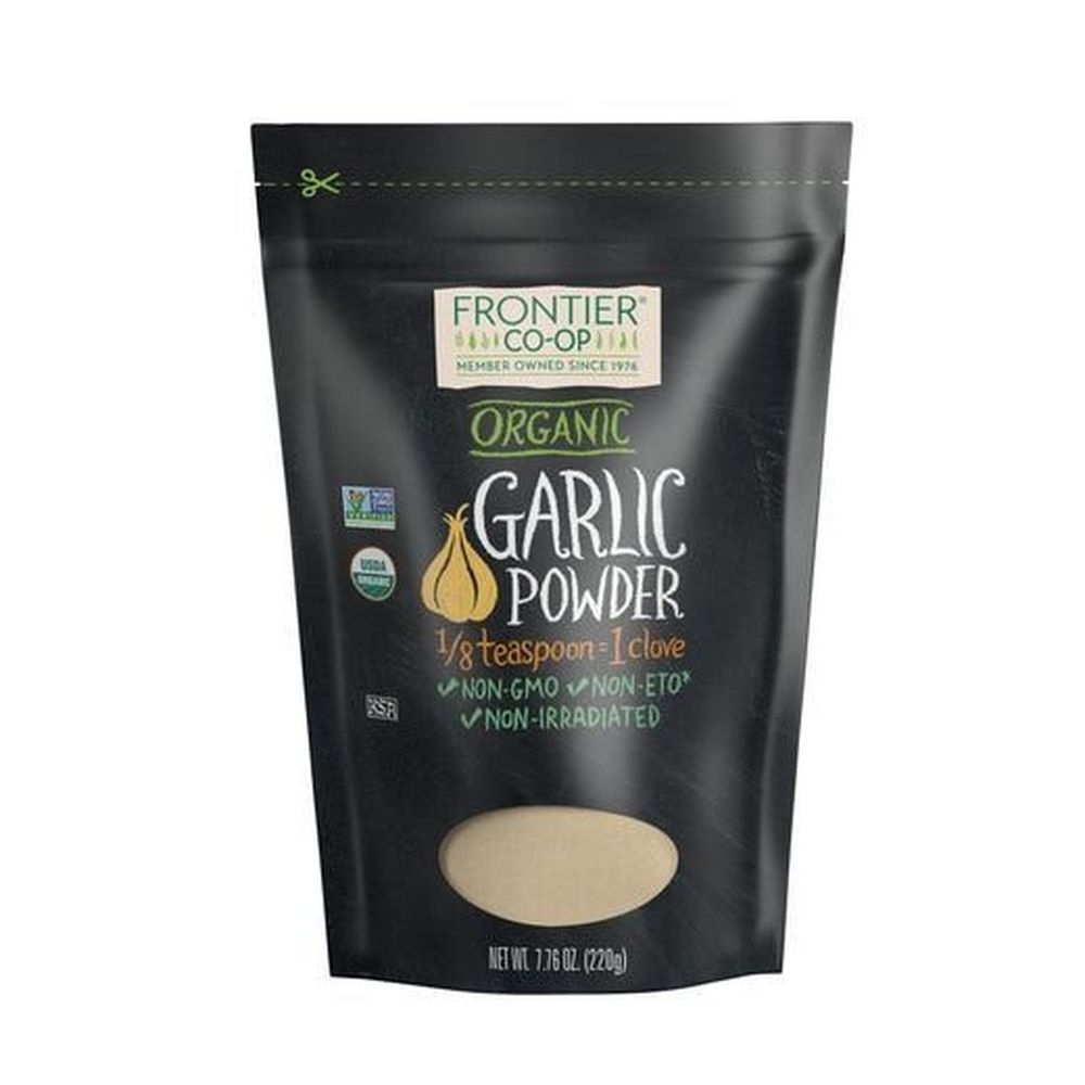 Frontier Co-op Organic Garlic Powder, 7.76 Ounce -- 12 per case