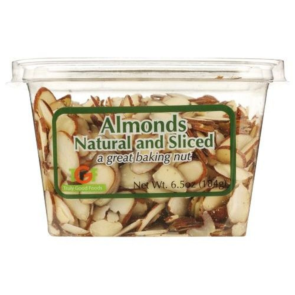 Truly Good Foods Sliced Almonds, 6.5 Ounce -- 6 per case