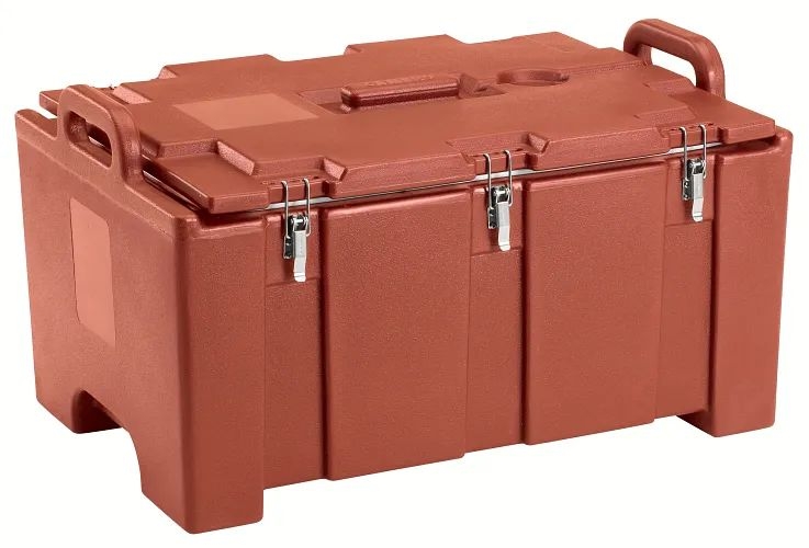 Camcarrier 100 Series Insulated Top Loading Food Pan Carrier, Brick Red, 24 Quarts.