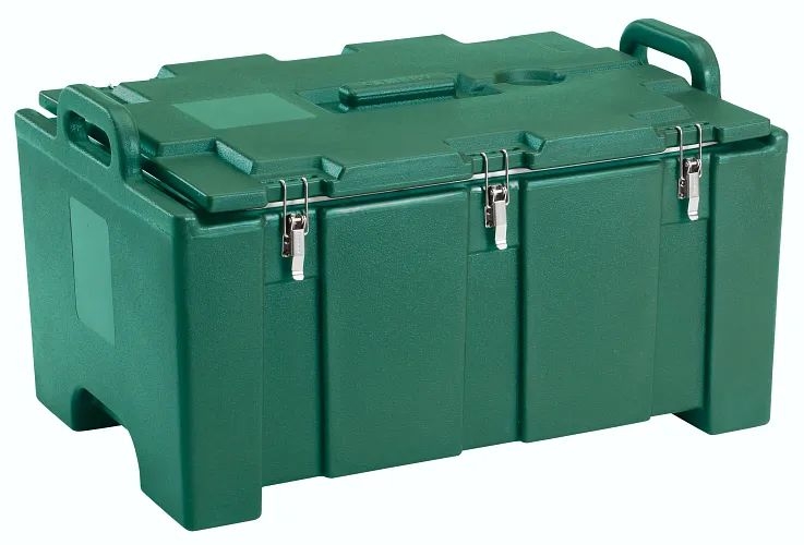 Camcarrier 100 Series Insulated Top Loading Food Pan Carrier, Green, 24 Quarts.