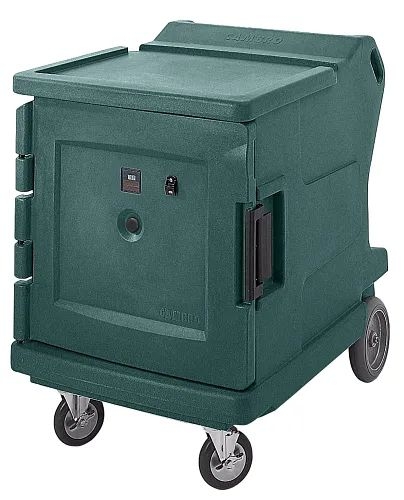 Camtherm Celsius Thermometer Low Profile Hot Electric Food Holding Cabinet, Granite Green, 30 1/2 x 42 x 42 3/8 inch.