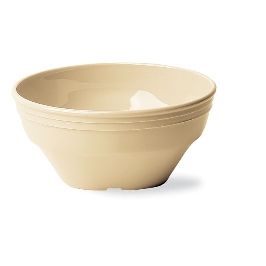 Beige 16.7 Ounce Square Bowl Top/Round - Bottom/Square -- 48 Each.