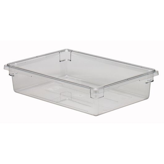 Clear 8.75 Gal. 18 inch X 26 inch X 6 inch Food Storage Boxes, Cleach.R -- 6 per case