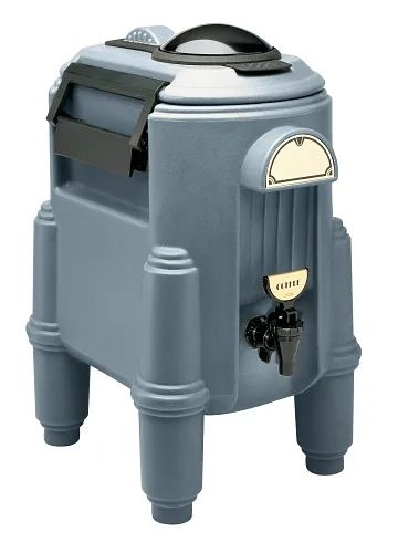 CamServer Plastic Insulated Beverage Dispanser, Dark Taupe, 3 Gallon.
