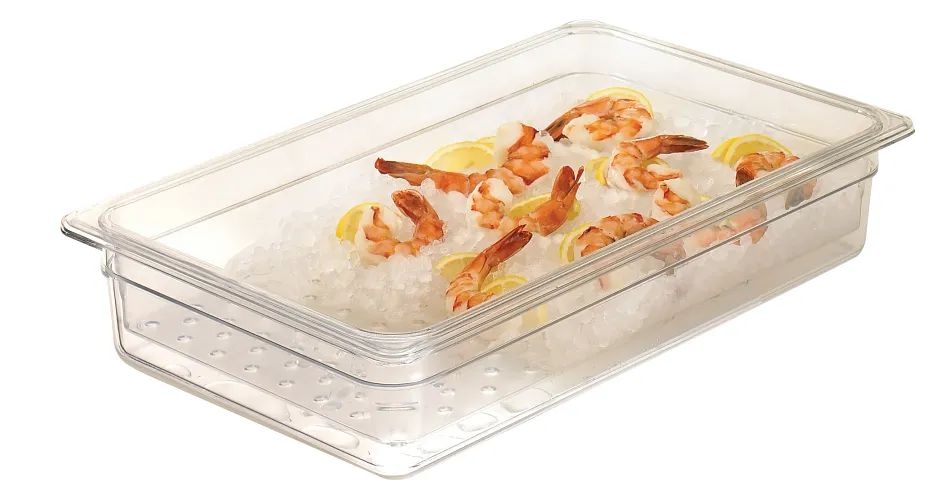 Clear Cambro Colanders Only, 3 inch -- 6 per case