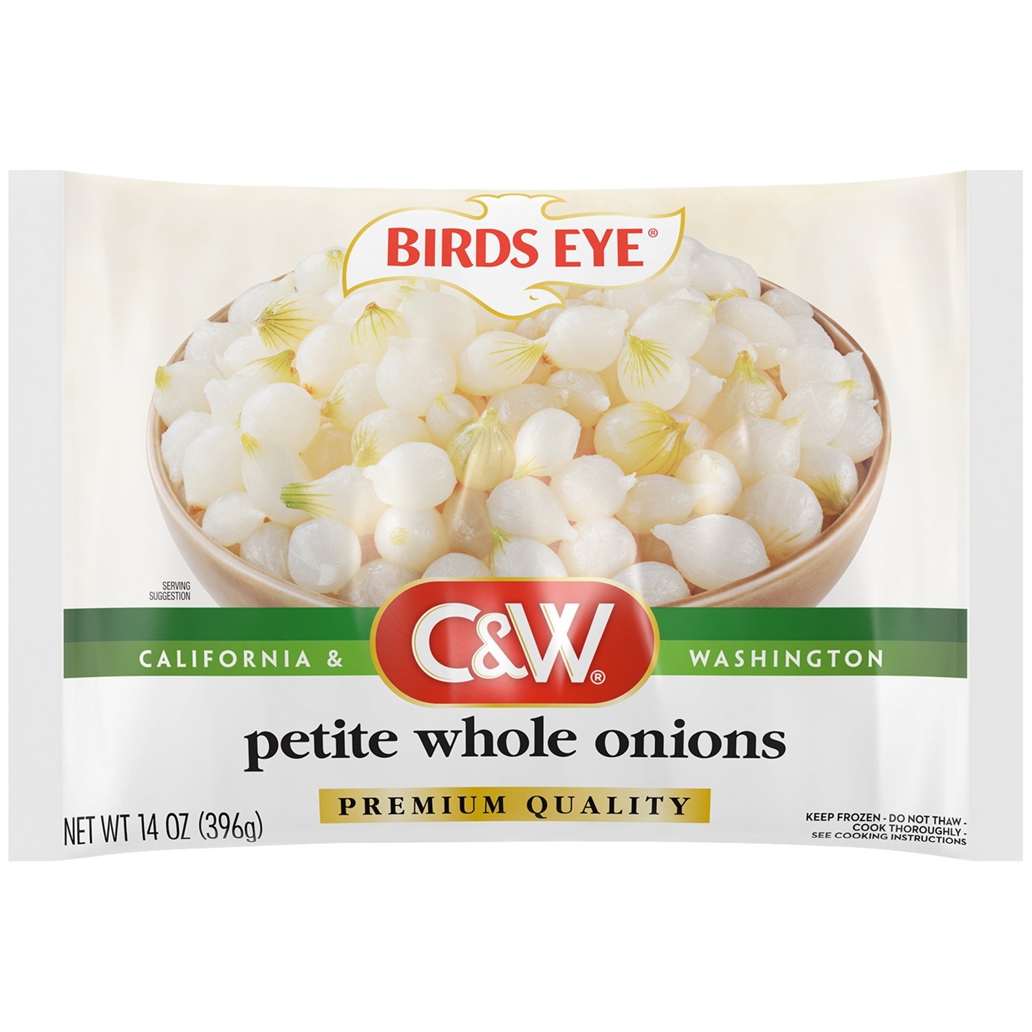 Birds Eye C and W Petite Whole Onions, 14 Ounce -- 12 per case.