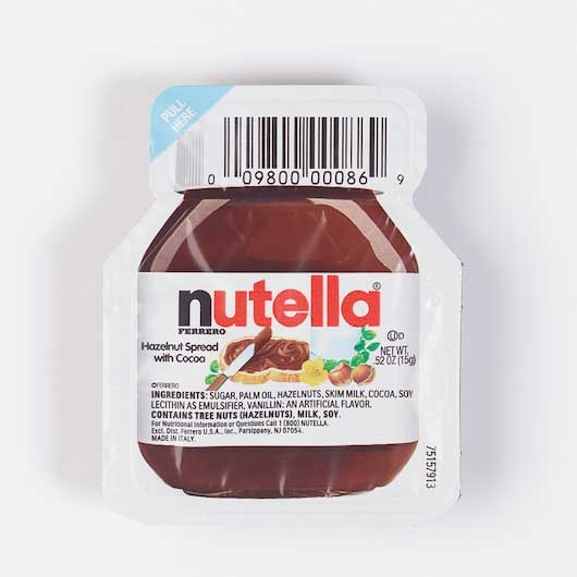 Nutella Original Hazelnut Spread, 0.52 Ounce -- 120 per case.