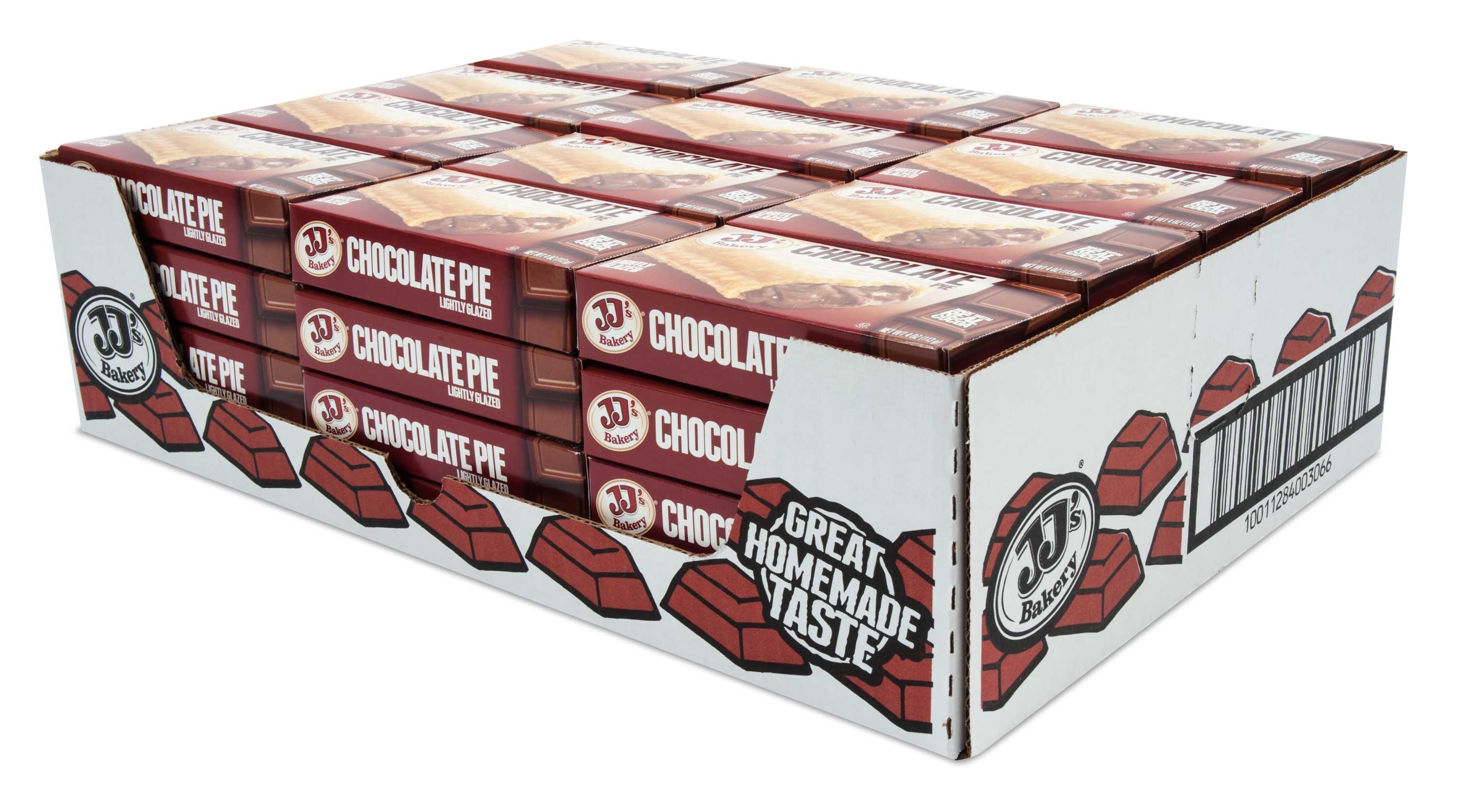 JJs Chocolate Pie Dessert -- 48 per case.